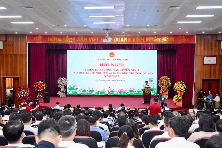 Hội nghị tuyển sinh Giáo dục nghề nghiệp và Giáo dục thường xuyên năm 2025
