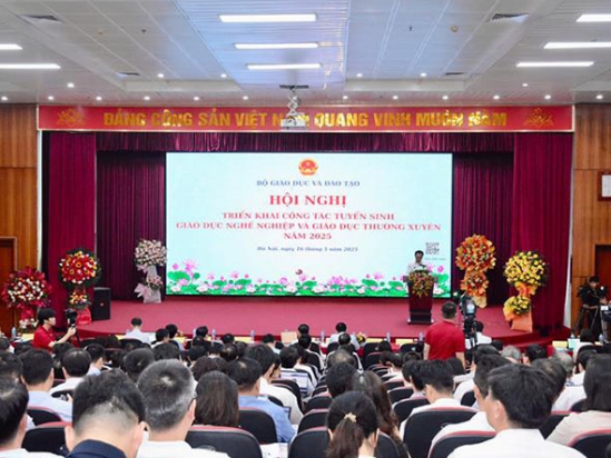 Hội nghị tuyển sinh Giáo dục nghề nghiệp và Giáo dục thường xuyên năm 2025